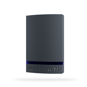 Jablotron JA-1X1A-C-AN-B – Antracitový kryt sirény pre JA-111A, JA-151A a JA-163A - modrý blikač
