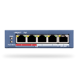 Jablotron JI-114Z – Rozbočovač Ethernetu PoE - 4 portový