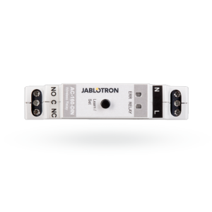 Jablotron AC-160-DIN – Bezdrôtové multifunkčné relé na DIN lištu