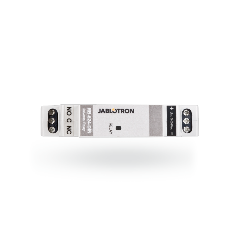 Jablotron RB-524-DIN – Univerzálne silové relé na DIN lištu