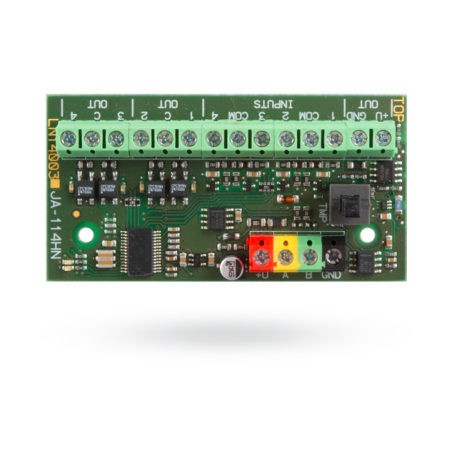 Jablotron JA-114HN – Zbernicový modul 4 vstupov a 4 výstupov