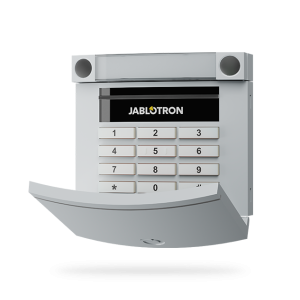 Jablotron JA-153E-GR – Bezdrôtový prístupový modul s klávesnicou a RFID - Sivá