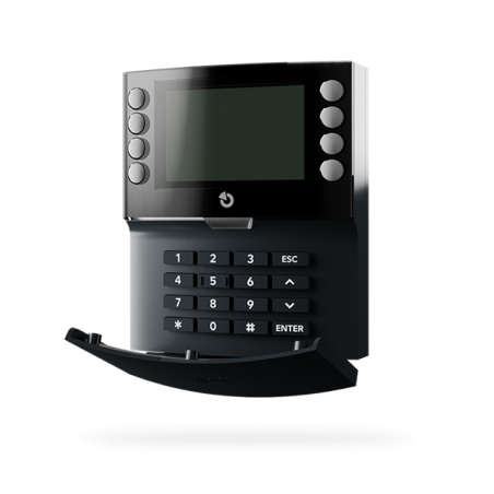 Jablotron JA-115E-NFC-AN – Štvorsegmentová klávesnica s displejom a čítačkou NFC - antracitový