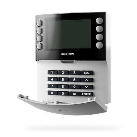 Jablotron JA-115E – Zbernicový prístupový modul štvorsegmentový s displejom, klávesnicou a RFID čítačkou