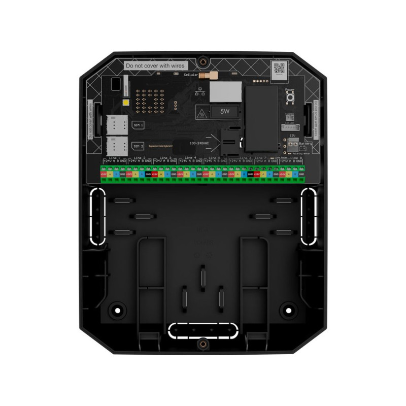 AJAX FIBRA HUB HYBRID 2 BL SUPERIOR