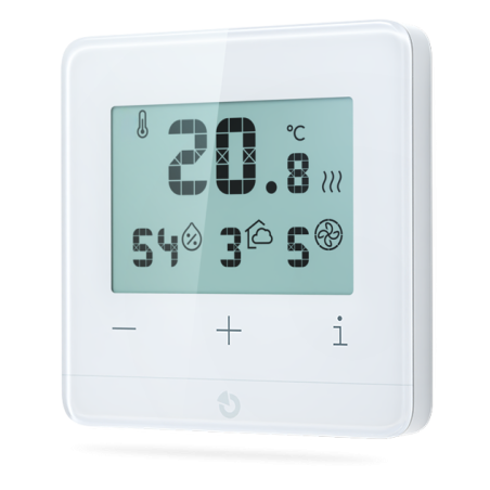 Jablotron JB-112TP – Zbernicový priestorový termostat so senzorom CO2