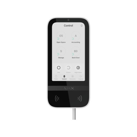 AJAX FIBRA Keypad TouchScreen WH SUPERIOR