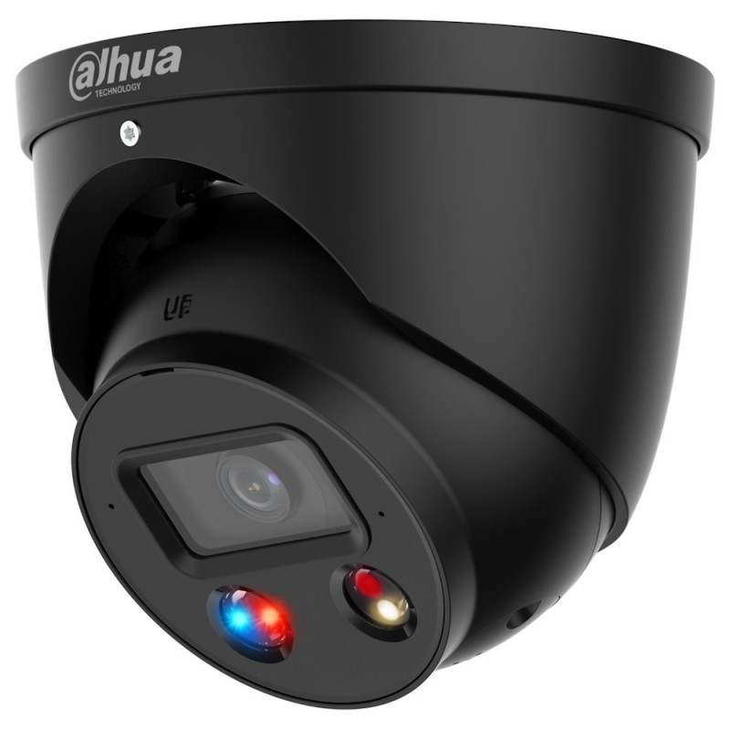 Dahua IPC TIOC Full-Color 8Mpix 30fps turret 2.8mm (106st) WDR IR+white30m mikrofón SMD4.0 AI čierna