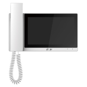 Dahua Bytový monitor IP so slúchadlom/ touch 7" 1024x600/ Ethernet+WiFi/ PoE 802.3af/ pamäť/ CZ menu/ biely