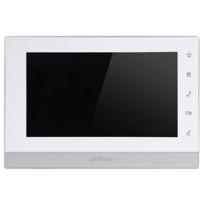 DAHUA Bytový monitor IP 2-vodič/ touch 7" 800x480/ pamäť/ CZ menu/ biely