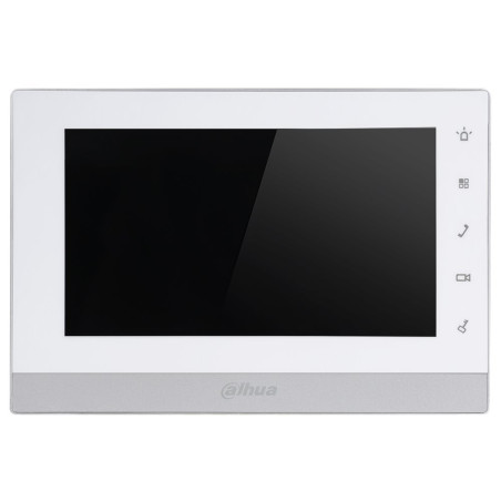 DAHUA Bytový monitor IP 2-vodič/ touch 7" 800x480/ pamäť/ CZ menu/ biely