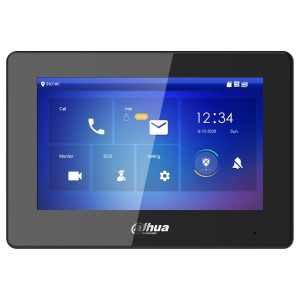 Dahua Bytový monitor IP 2-vodič/ touch 7" 1024x600/ pamäť/ CZ menu/ čierny