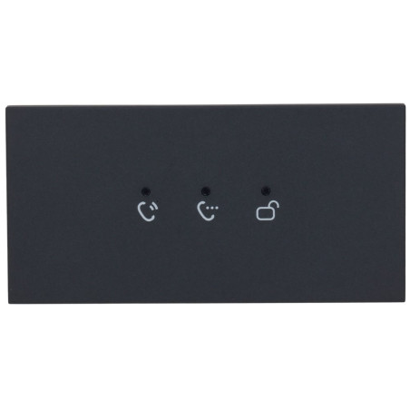 Dahua VTO4202 modulárna dverová stanica/ informačné LED diódy/ IP65+IK07/ čierna farba