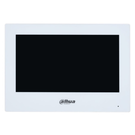 Dahua Bytový monitor IP/ touch 7" 1024x600/ LAN+WiFi/ PoE 802.3af/ CZ menu/ biely