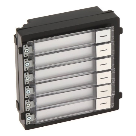Hikvision DS-KD-KK - Modul interkomu s 6 tlačidlami