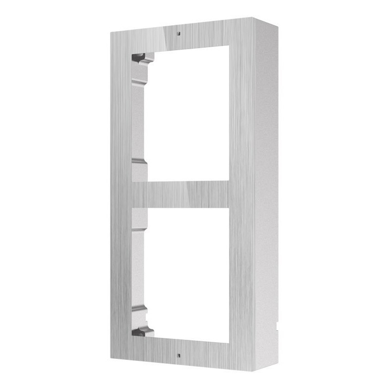 Hikvision DS-KD-ACW2/S - 2-rámček interkomu pre povrchovú montáž; nerez