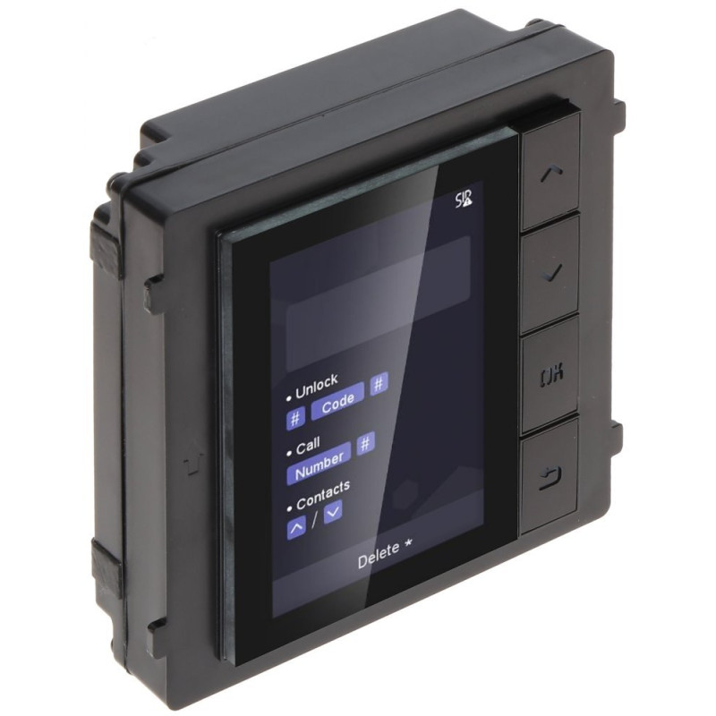 Hikvision DS-KD-DIS - Modul s displejom a podsvietenými tlačidlami