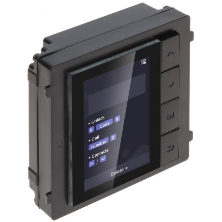 Hikvision DS-KD-DIS - Modul s displejom a podsvietenými tlačidlami