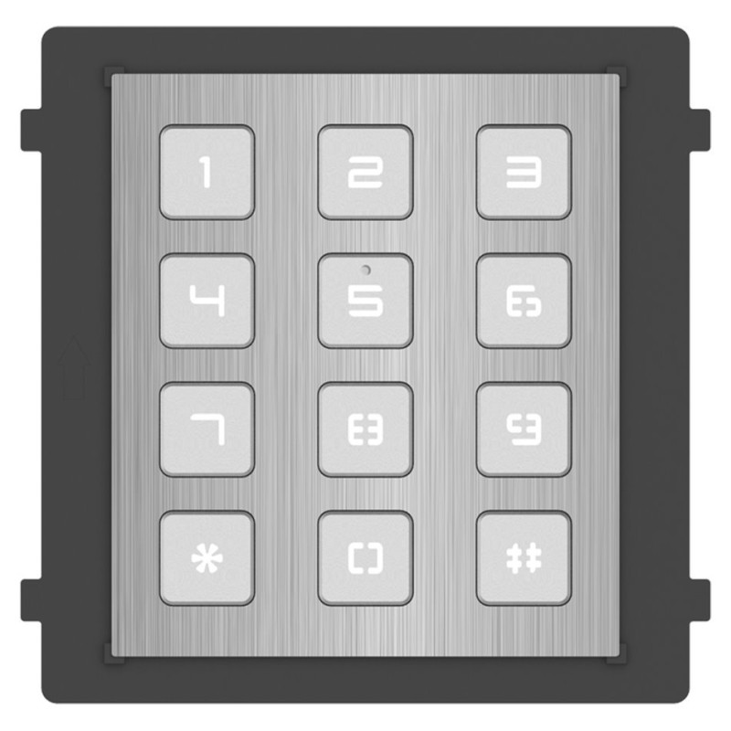 Hikvision DS-KD-KP/S - Modul interkomu s kódovou klávesnicou; nerez