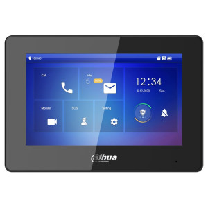 Dahua Bytový monitor IP 2-vodič/ touch 7" 1024x600/ pamäť/ WiFi/ CZ menu/ čierny
