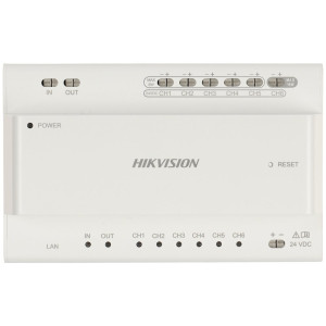 Hikvision DS-KAD706Y - Video/Audio distributor-injektor až pre 6 zariadení