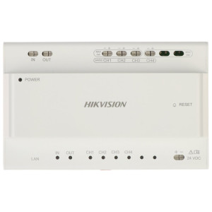 Hikvision DS-KAD704Y - Video/Audio distributor-injektor až pre 4 zariadení