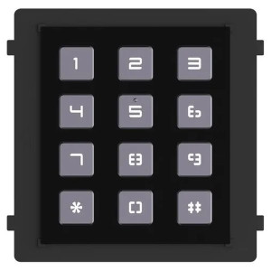 Hikvision DS-KD-KP/Black - Modul interkomu s kódovou klávesnicou; čierny