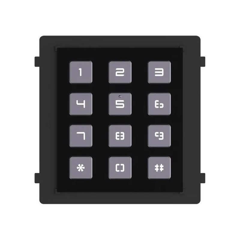Hikvision DS-KD-KP/Black - Modul interkomu s kódovou klávesnicou; čierny