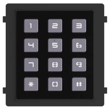 Hikvision DS-KD-KP/Black - Modul interkomu s kódovou klávesnicou; čierny