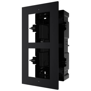 Hikvision DS-KD-ACF2/Black BV - 2- rámček interkomu pre zápustnú montáž; čierny