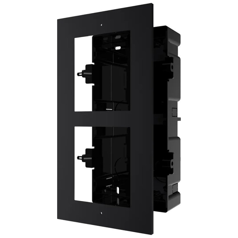 Hikvision DS-KD-ACF2/Black BV - 2- rámček interkomu pre zápustnú montáž; čierny