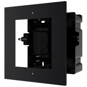 Hikvision DS-KD-ACF1/BLACK - rámček interkomu pre zápustnú montáž; čierny