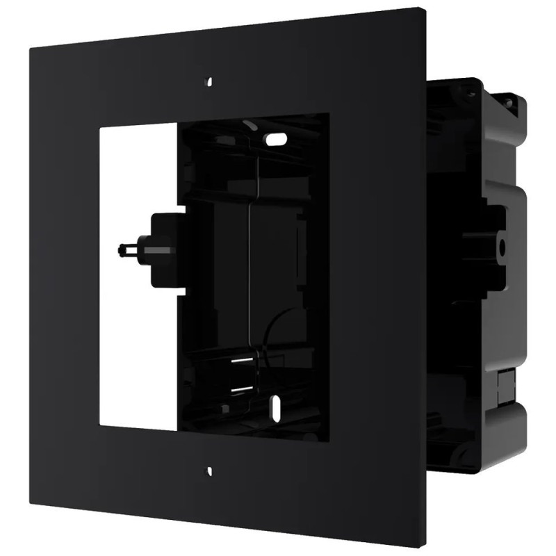 Hikvision DS-KD-ACF1/BLACK - rámček interkomu pre zápustnú montáž; čierny