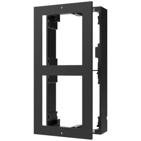 Hikvision DS-KD-ACW2/BLACK - 2-rámček interkomu pre povrchovú montáž; čierny