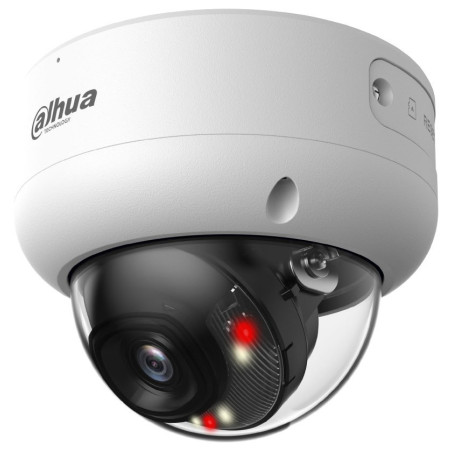 Dahua IPC WizSense 8Mpix 1/2.7" dome 2,8mm (110st) WDR IR+white30m mikrofón SMD4, FD, AcuPick, Xinghan