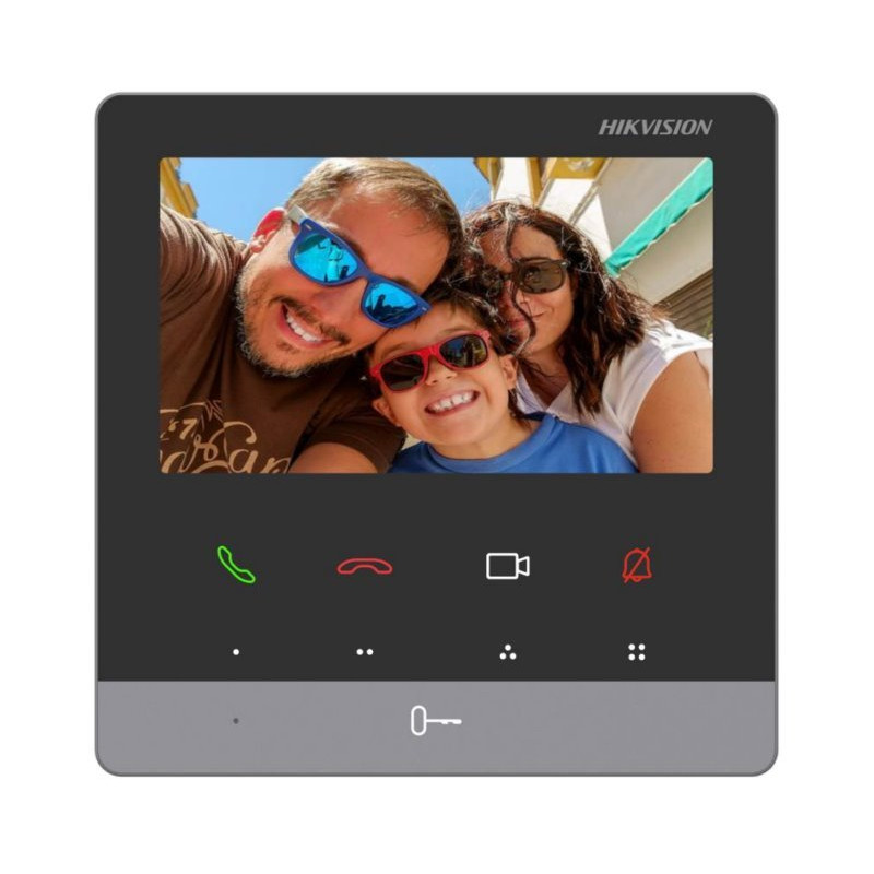 Hikvision DS-KH6100-E1 - Vnútorná IP stanica s 4,3"TFT obrazovkou, PoE