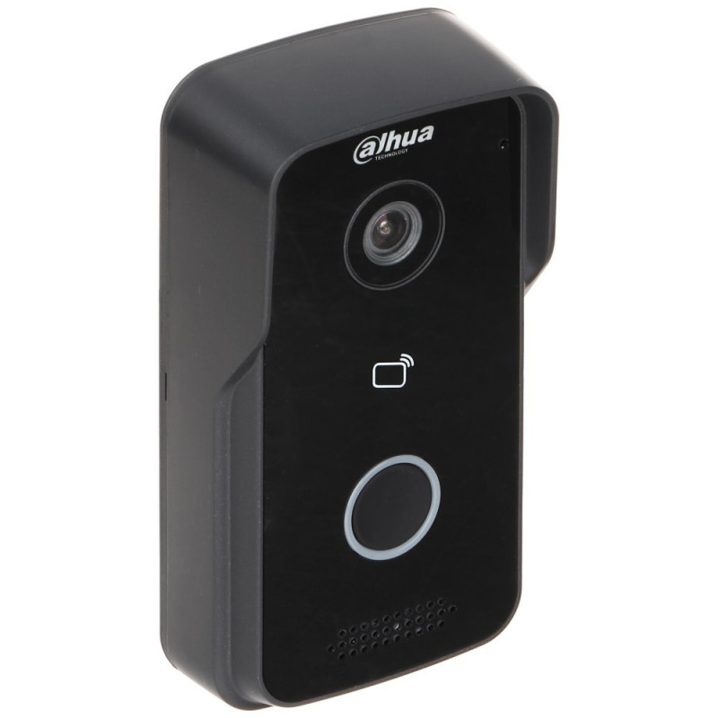 Dahua Dverová stanica IP/ 1x zvonček/ 2Mpix 107st DWDR/ RFID 13,56MHz/ LAN/ PoE/ IP65/ plast/ povrchová montáž