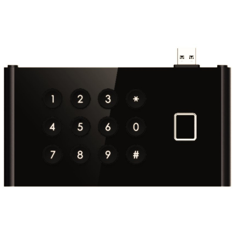 Hikvision DS-KDM9403-FKP - Klávesnica s čítačkou odtlačkov pre Interkomy radu KD9403