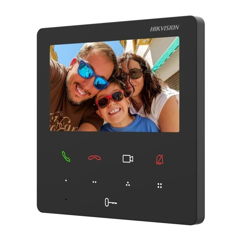 Hikvision DS-KH6110-WE1/Alarm - Vnútorná IP stanica s 4,3" dotykovou TFT obrazovkou, PoE, Alarm