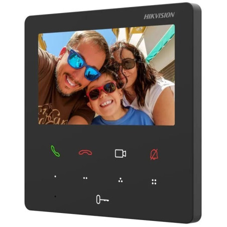 Hikvision DS-KH6110-WE1/Alarm - Vnútorná IP stanica s 4,3" dotykovou TFT obrazovkou, PoE, Alarm