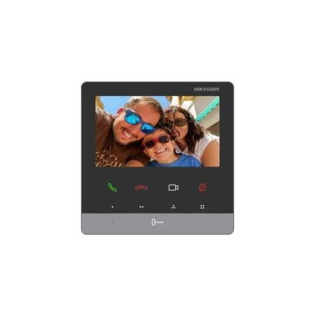 Hikvision DS-KH6100-E1/Alarm - Vnútorná IP stanica s 4,3"TFT obrazovkou, PoE