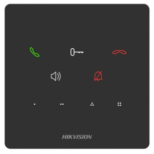 Hikvision DS-KH6000-E1/Alarm - Vnútorná dotyková IP Audio stanica bez obrazovky, PoE, alarm