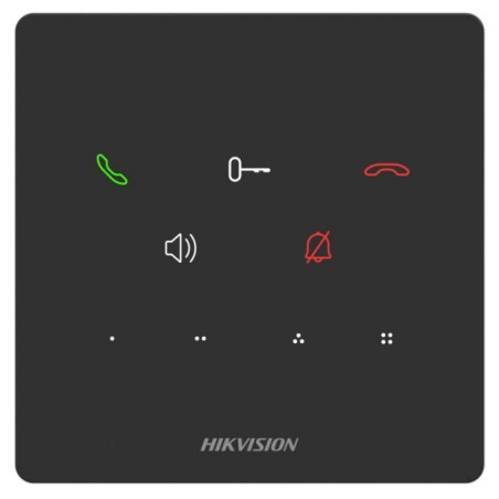 Hikvision DS-KH6000-E1/Alarm - Vnútorná dotyková IP Audio stanica bez obrazovky, PoE, alarm