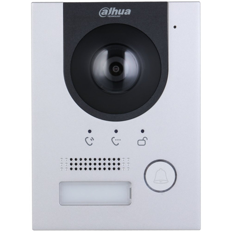 Dahua Dverová stanica dual IP a IP 2-vodič/ 1x zvonček/ 2Mpix 169st WDR/ PoE 802.3af/ IP65/ IK07
