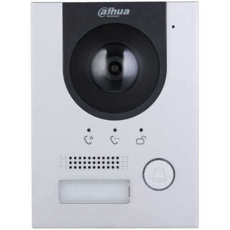 Dahua Dverová stanica dual IP a IP 2-vodič/ 1x zvonček/ 2Mpix 169st WDR/ PoE 802.3af/ IP65/ IK07