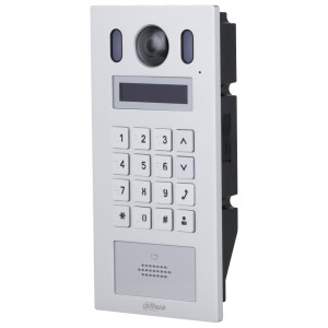 Dahua Dverová stanica dual IP a IP 2-vodič/ klávesnica/ 2Mpix 140st/ RFID 13,56MHz/ LCD 2,3"/ PoE 802.3af/ IP65/ IK08