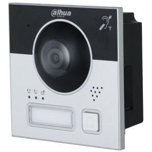 Dahua VTO4202 dual IP a 2-vodič IP/ 1xtlačidlo/ kamera 2Mpix 169st/ PoE alebo 48VDC/ induk slučka pre načúvací prístroj T-coil