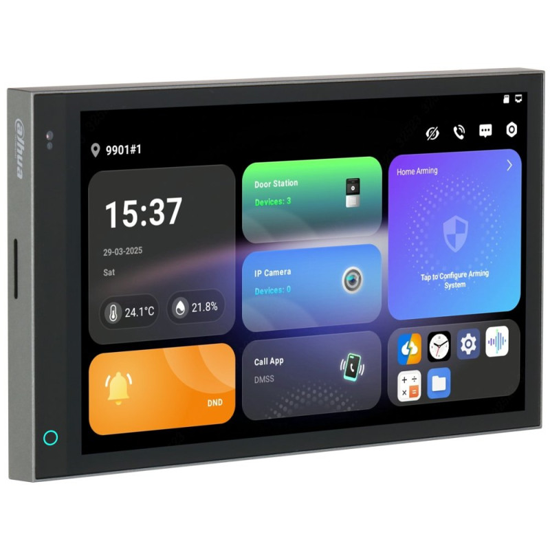 Dahua Smarthome IP a 2-vodič/ touch 7" 1024x600/ WiFi/ Android 14/ zápustný
