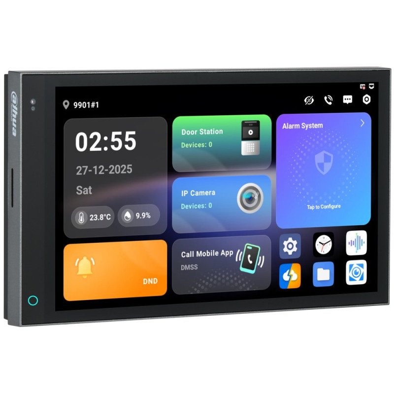 Dahua Smarthome IP a 2-vodič/ touch 7" 1024x600/ WiFi/ Android 14/ povrchový