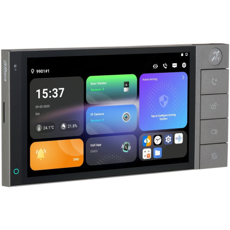 Dahua Smarthome IP a 2-vodič/ touch 7" 1024x600/ WiFi, BT, Zigbee/ Android14/ zápustný/ induk. slučka T-coil/ mech. tlač